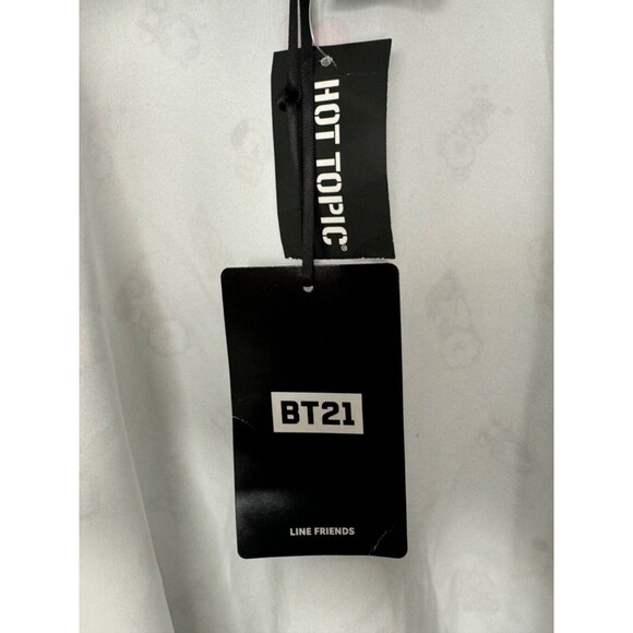 BT21 BTS Skater Skirt Light Blue With Korean Pop Elastic Waist and Pockets S NEW - Picture 5 of 7